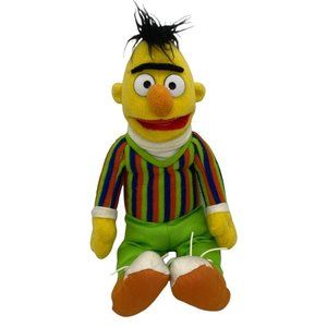 Sesame Street Sesame Place Bert Stuffed Animal Toy w/ Orange Shoes